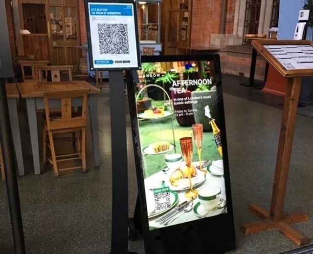 indoor digital a-board